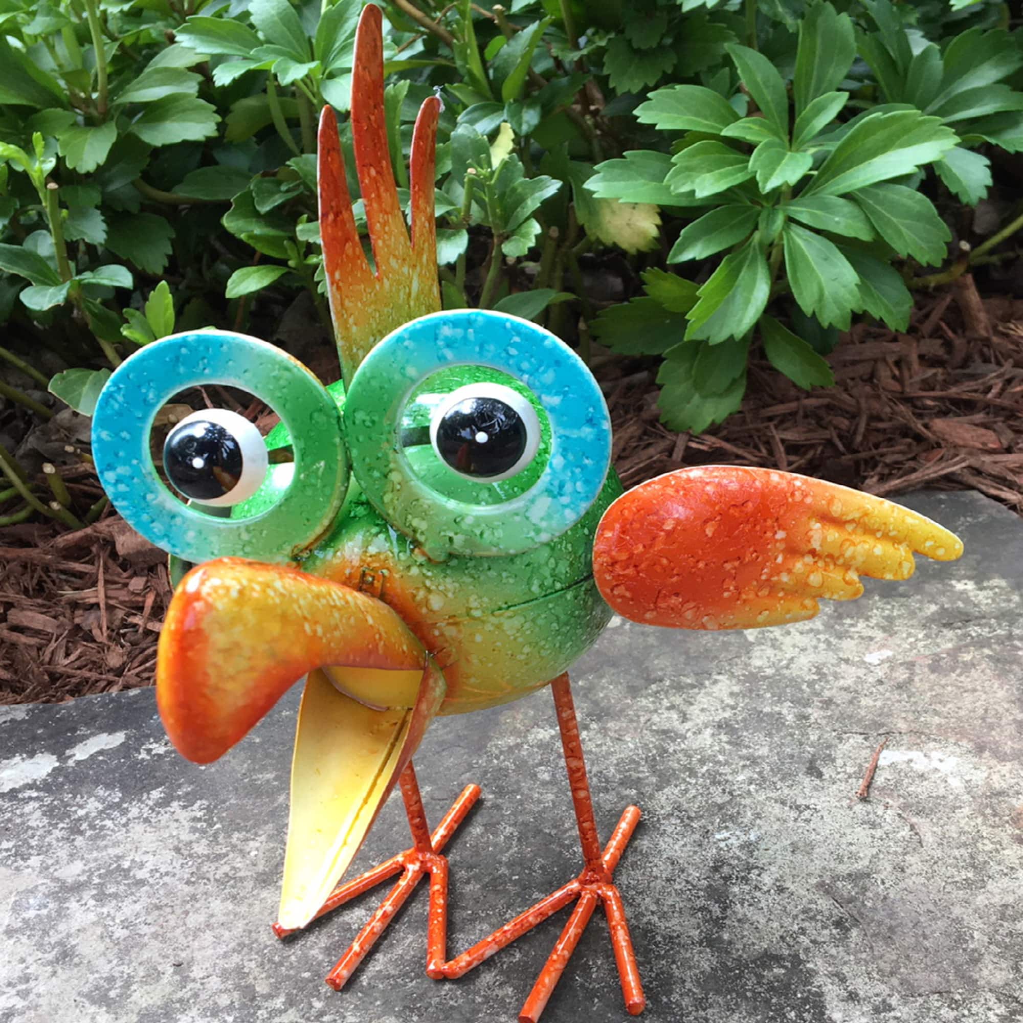 Santa's Workshop 8" Iron Baby Jungle Birds Set